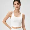 Colete de Yoga Nylon 66 para Mulheres, Top Esportivo com Costas Cruzadas, Top de Yoga para Fitness, Sutiã Esportivo Absorvente de Choque