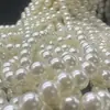 Perlas Artificiales de ABS Pulidas con Agua de Alto Brillo Color Blanco Puro Blanco Roto Cuentas Sueltas para Accesorios de Zapatos y Sombreros DIY Accesorios de Ropa