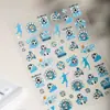 Adesivos de Arte para Unhas de Futebol Simples em Relevo Copa do Mundo 2026 Adesivos de Troféu de Futebol Ins Adesivos para Planner DIY Concha