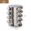 Rack de tempero rotativo de aço inoxidável multicamada transfronteiriço rack rotativo multifuncional armazenamento de tanque de tempero de cozinha atacado
