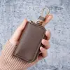 Elegante Mini Estuche para Llaves con Cremallera, Protector de Llave de Coche, Colgante para Hombres y Mujeres, Estuche para Llaves Exquisito y Compacto al por Mayor