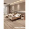 Cama de Hospital para Ancianos, Cama de Hospital Ajustable de Madera Individual y Doble, Cama de Hospital Manual de Madera Maciza para Residencias de Ancianos y Apartamentos para Personas Mayores