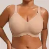 Sutiã Adesivo Plus Size Mais Vendido Internacionalmente Shein Amazon Renda Ondulada Decote V LingerieProcessamento Personalizado