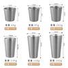 Venda por atacado 304 aço inoxidável martelo padrão suco cerveja copo reto ouro diamante padrão copo enxaguante bucal restaurante copo chá