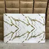 Rolo de Adesivo de Parede de Mármore Imitação Azulejo Autoadesivo Decoração de Parede para Esconder Fundo Feio da Sala de Estar Papel de Parede à Prova d'Água e à Prova de Umidade