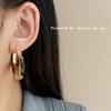 Pendientes circulares de leopardo de Maillard de Zhong Chuxi, para mujer, de lujo, ligeros, de alta gama, exagerados, únicos, vintage.