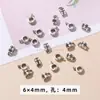 Acessórios de Joias Artesanais DIY de Liga Xizang Prata Martelada Contas Redondas Contas Soltas Espaçadores de Pulseira Anéis Redondos Pequenos Pingentes Venda por Atacado