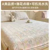 Lençol de Cama Ajustável de Veludo Leite Embossado Espesso para Inverno 2026, Peça Única, Forrado com Lã para Aquecimento, Protetor de Colchão de Cama de Solteiro, Conjunto de Três Peças