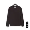Ropa de punto para hombre de otoño e invierno, suéter para hombre de cuello redondo estilo 'old money', color liso, lujo ligero, sensación de alta gama, top casual para el día a día