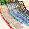 Cuentas de Cristal de Vidrio con Agujero Horizontal Cuentas Sueltas Pendientes DIY Colgantes de Oreja Accesorios para Orejas Accesorios de Joyería Materiales Joyería con Cuentas