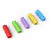 Kit de Lápis de Silicone com Pegada Descompressora para Crianças Autistas Ferramentas Calmantes Itens para Aliviar a Ansiedade Ferramentas para TDAH