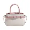 Bolsa feminina fashion, casual e única, design de nicho, textura simples, bolsa de ombro cruzado, bolsa quadrada pequena da primavera de 2026