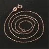 Collar de oro rosa para mujer cadena estilo coreano cadena de hueso de serpiente cadena estrellada Venta directa de fábrica para mujer