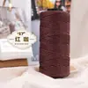 Hilo de algodón hueco redondo de 2 mm para tejer a mano DIY, bolsas de ganchillo, sombreros, cojines, pantuflas kit de materiales