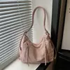 Bolsa feminina de alta qualidade 2026 nova mochila multifuncional de nicho bolsa de ombro para o dia a dia bolsa transversal de grande capacidade