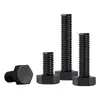 Tornillos Externos Hexagonales de Nylon Din933 Tornillos de Plástico Aislados Negros Tornillos de Plástico Serie M3-M8