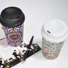 Taza de Plástico de Doble Capa Sellada para Posos de Café de Paja de Trigo Regalo Creativo Taza de Café Oficina Negocios Taza de Agua Térmica