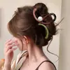 Nuevo Pinza de Tiburón Grande con Forma de Corazón para Peinados Semirecogidos 2026, Pinza para el Cabello con Lazo Lindo para Cabello Fino, Pinza de Garra de Tamaño Mediano