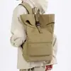 Fabricante de mochilas de moda transfronteiriça atacado mochila estudantil masculina de lona de alta qualidade bolsa de viagem versátil de grande capacidade