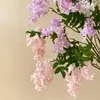 Cachos Realistas de Flores Artificiais de Espinheiro-Alvar com um Toque de Luxo de Alta Qualidade para Cenários de Pousada ao Ar Livre e Decoração de Sala de Estar