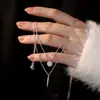 C085 Collar de Suéter de Diseño Sencillo para Mujer, Collar Largo con Estilo Único, Accesorio de Cadena Doble para Suéter