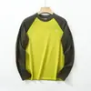 ¡Sensación Suave y Lisa! Sudadera Térmica de Manga Raglán con Cuello Redondo para Hombre de Primavera y Otoño, Camiseta Casual de Manga Larga Cálida y Cómoda