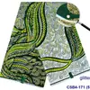 Algodón Africano Ankara Imitación Estampado de Cera Moda Brillo + Cristal Juego de Cera
