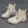 Otoño 2026 Nuevas Botas Martin Planas Retro Suela Suave Suela Gruesa Punta Redonda Con Cordones Cremallera Lateral Antideslizantes Cómodas Zapatos Individuales
