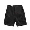 Shorts Cargo Masculino de Verão Finos com Múltiplos Bolsos Marca Trendy para Uso ao Ar Livre Corte Reto Solto Secagem Rápida Casuais Esportivos Bermuda