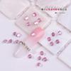 Mini Pequeno Fundo Pontiagudo Irregular Rosa Marquise Gota Lágrima Coração Gordinho Decorações de Arte de Unhas de Zircônia Atacado Item Quente Transfronteiriço