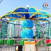 Silla Voladora Forma de Sandía 16 Asientos Parque Equipo Estimulante para Niños Fibra de Vidrio Luces de Colores Discoteca Adecuado