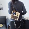 Bolsa de Design de Nicho 2024 Nova Moda Mochila Portátil Feminina Estilo Coreano Mochila Escolar Mochila de Viagem Retrô