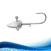 Novo Modelo Transfronteiriço Gancho com Cabeça de Chumbo Isca Macia com Espinhos 5g 7g Cor Original Isca de Pesca Gancho com Cabeça de Chumbo Gancho com Cabeça de Chumbo Triangular Afiada