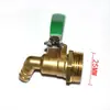 Accesorios rociadores de agua para frenos de camiones de servicio pesado, interruptor rociador de agua, grifo de bola, boquilla de válvula de descarga de agua de cobre puro