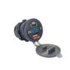 Carregador de carro para moto carro modificado carregador QC3.0 PD porta tipo-c desvio inteligente carregador USB para carro