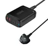 Suministro Transfronterizo de Cargador de Escritorio de Nitruro de Galio de 200W Pd100W de Carga Rápida de Nitruro de Galio Estación de Carga Rápida para Múltiples Dispositivos