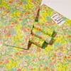 Papel kraft flor de colza, atacado de fábrica, papel de embrulho de flor com atmosfera artística de pintura a óleo vintage de primavera, papel de embrulho para buquê