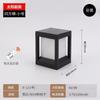 Luminária Externa Solar para Muro de Quintal, Luminária à Prova d'Água para Pilar de Portão, Luminária de Portão Iluminada, Luminária de Jardim para Perímetro de Vila