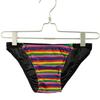 Pantalones de Bikini Rayados de Hierro con Anillo Rayado y Triángulo, Ajustados a la Cadera, Personalizados, Se Pueden Combinar como Ropa Interior de Pareja, Ropa Interior para Mujer V004