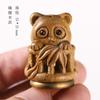 Sândalo Verde/Sândalo Artesanato DIY Escultura Criatividade [Relatório de Bambu] Sachê Divertido Joias Acessórios Decorativos