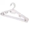 Cabide de Plástico Simples para Adultos Antiderrapante Sem Marcas Cabide de Roupa para Casa Quarto de Estudante Cabide de Roupas Gancho de Roupa Atacado