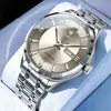 Nuevo reloj mecánico no automático para hombre, impermeable, luminoso, calendario, tiembla, explosiones en vivo, una generación de cabello