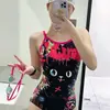 Traje de baño 2026 Nuevo Modelo Ajustado de una pieza Triángulo para Mujer Racing Profesional Conservador