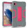 Funda Protectora Anticaídas Adecuada para Samsung A11 A7Lite Color Contrastante Robot A9 Funda Protectora Funda de Silicona para Tableta
