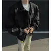 Chaqueta de vuelo de color liso estilo retro americano para hombre, cortavientos funcional de alta gama para primavera y otoño, ropa de trabajo