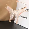 Lingerie Sexy Feminina Renda Transparente Abertura no Gancho Sexy Vazada Tanga Cintura Baixa Roupa Íntima Sexy Feminina Transfronteiriça