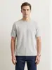Malha Básica Gola Redonda Estilo Old Money para Homens, Camiseta de Tricô Respirável de Manga Curta para Homens Maduros de Verão
