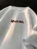 Camiseta Estilo Chinês Gola Redonda Manga Curta para Homem 2025 Verão Nova Marca Solta Tendência Bonita Personalizada Estampada Camiseta de Manga Três Quartos