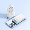 Batería Externa Inalámbrica Magnética Magsafe Viene con Carga Rápida 10000 mAh Compacta Portátil Soporte Fuente de Alimentación Móvil