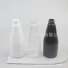 Garrafa transparente com tampa flip-top 240ml, frasco de óleo preto, frasco de loção branco, frasco de óleo essencial marrom 240ml, frasco de hidrolato azul